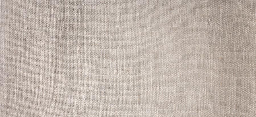 Raw linen weave, close up.